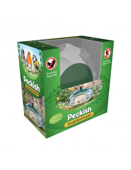 PECKISH SMALL BIRD SEED FEEDER