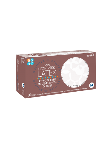 ASAP THICK HIGH RISK LATEX GLOVE BOX...
