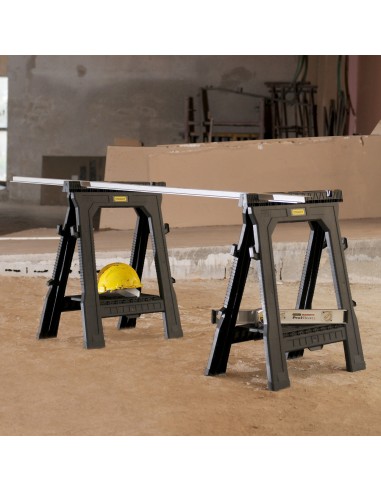 STANLEY FOLDING SAWHORSE TWIN PACK...