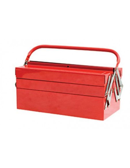 FAITHFULL METAL CANTILEVER TOOLBOX 19IN TRAY
