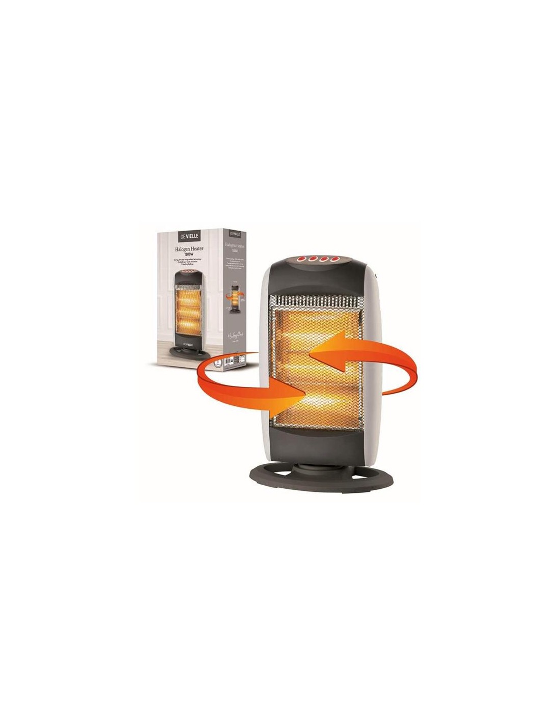 DE VIELLE HALOGEN HEATER 1200W