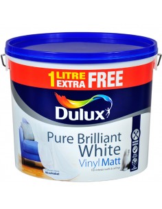 DULUX VINYL MATT WHITE 11L