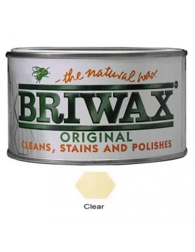 BRIWAX CLEAR WAX POLISH 400GRM
