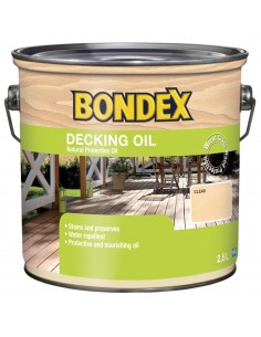 BONDEX DECKING OIL CLEAR 2.5L