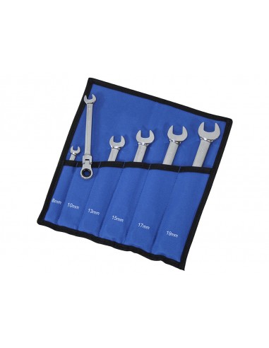 FAITHFULL 6 PIECE RATCHETING COMBI...