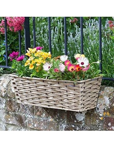SMART GARDEN 19” BARI FAUX RATTAN...
