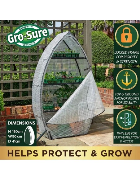 GRO-SURE VISIROOT 12 TRAY GROWHOUSE