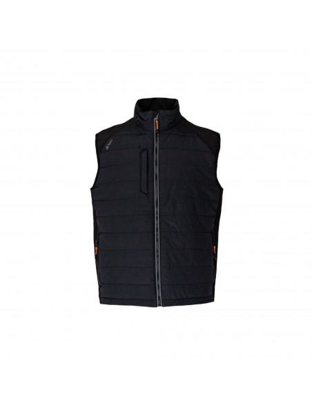 XPERT PRO RIP-STOP PANELLED BODYWARMER BLACK LARGE