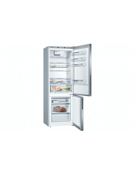 BOSCH FROST FREE FRIDGE FREEZER S/STEEL 201X70CM