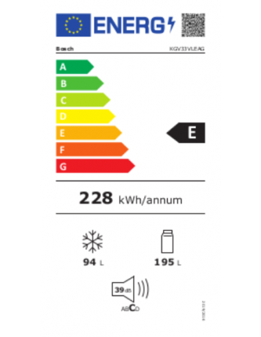 BOSCH FRIDGE FREEZER STAINLESS STEEL...
