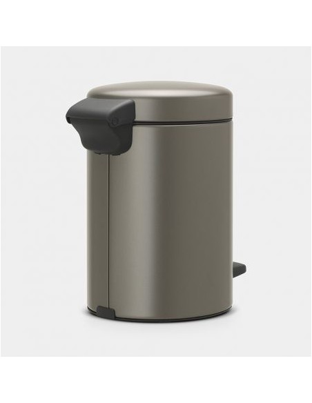 BRABANTIA NEWICON PEDAL BIN 3L PLASTIC BUCKET PLATINUM