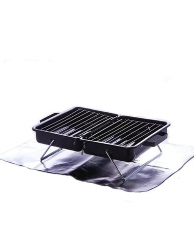 LESS TRASH ECO PORTABLE FOLDING BBQ -...
