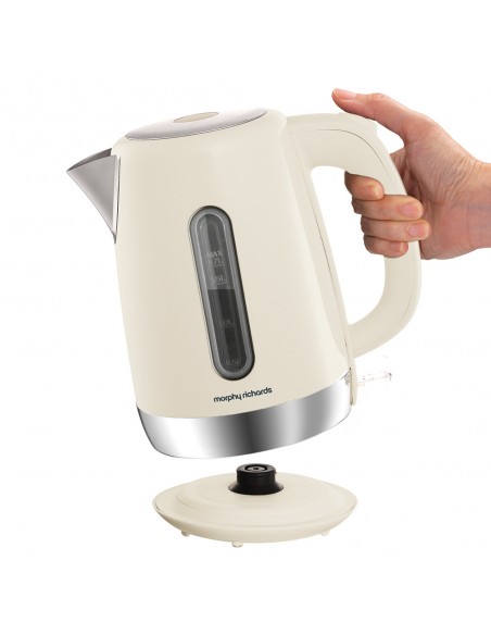 MORPHY RICHARDS EQUIP METAL CREAM KETTLE