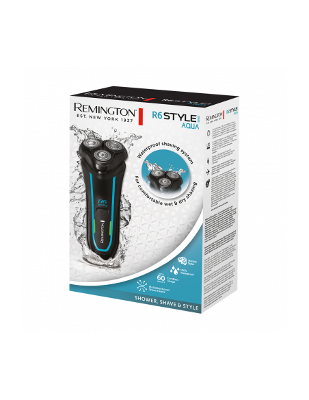 REMINGTON WATERPROOF WET & DRY SHAVER AQUA