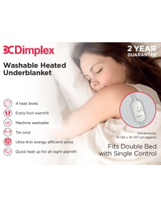 DIMPLEX DOUBLE WASHABLE...