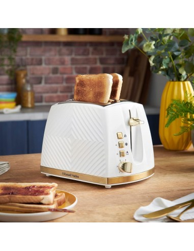 RUSSELL HOBBS GROOVE 2 SLICE TOASTER...
