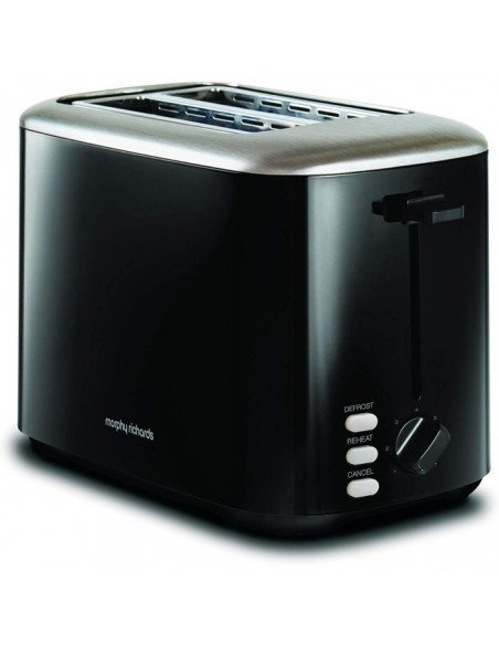 MORPHY RICHARDS EQUIP 2 SLICE TOASTER METALLIC BLACK