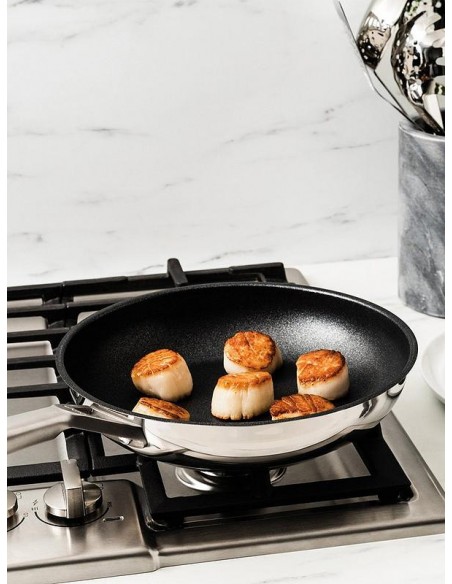 NINJA FOODI STAINLESS STEEL ZEROSTICK 30CM FRYING PAN