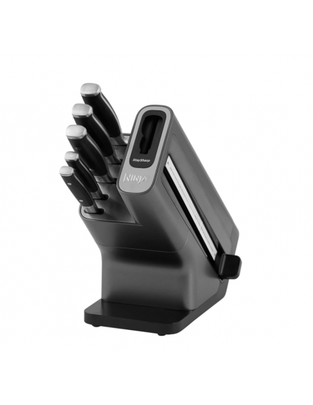 NINJA FOODI STAYSHARP KNIFE BLOCK WITH INTEGRATED SHARPENER 6 PIECE SET