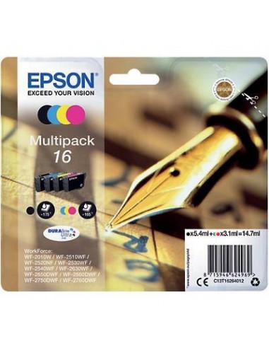 EPSON MULTI PACK INK 16 BLACK & 3...