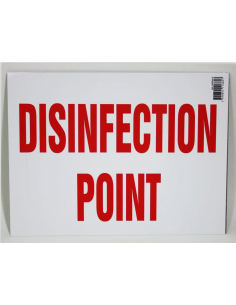 DISINFECTION POINT FARM SIGN