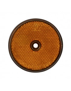 REFLECTOR ROUND AMBER 70MM