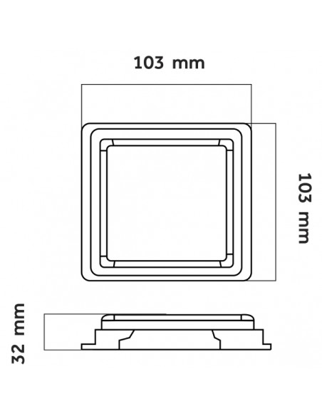 LED REVERSING LAMP 10-30V