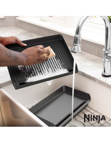 NINJA SIZZLE LOW SMOKE INDOOR GRILL &...