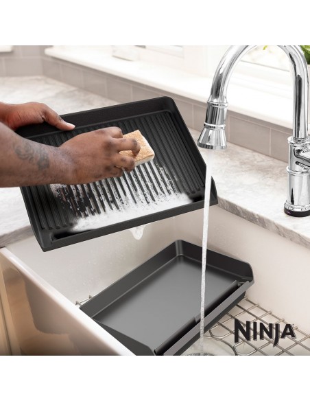 NINJA SIZZLE LOW SMOKE INDOOR GRILL & FLAT PLATE