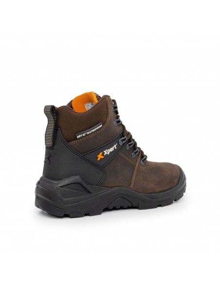 XPERT TYPHOON WATERPROOF SAFETY BOOT BROWN UK7/EU41