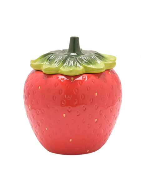 COTTAGE GARDEN STORAGE JAR STRAWBERRY
