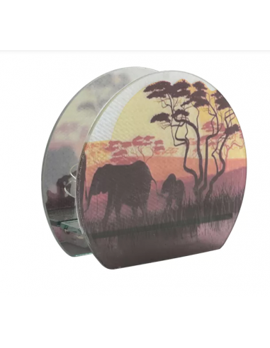 NATURECRAFT SAFARI GLASS ART LED...