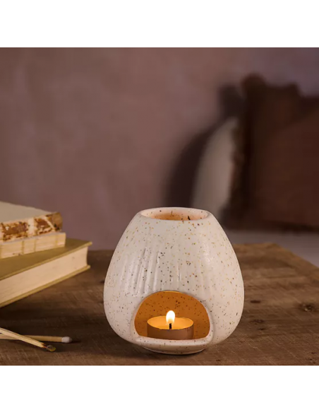 HESTIA CERAMIC ROUND TEALIGHT HOLDER