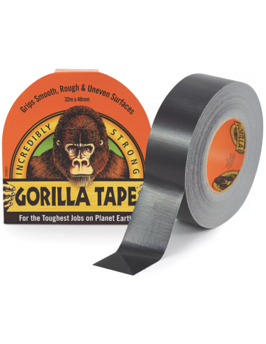 GORILLA CLOTH TAPE EX STRONG SILVER...