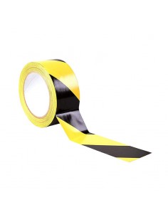 HAZARD WARNING TAPE BLACK &...