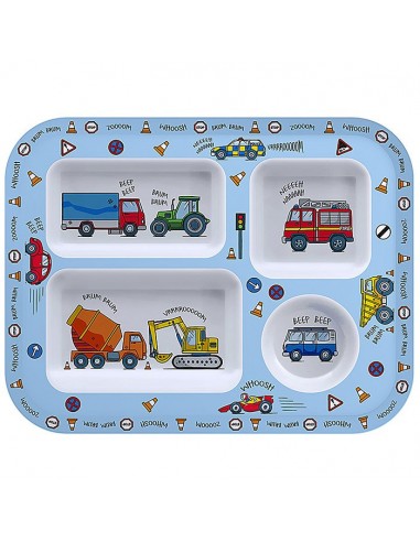 LITTLE STARS VEHICLES DIVIDED TRAY