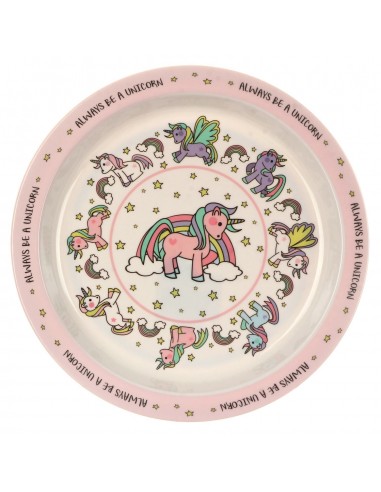 LITTLE STARS UNICORN PLATE