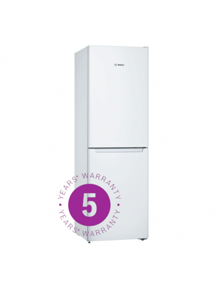 BOSCH FROST FREE FRIDGE FREEZER WHITE 186 / 60CM