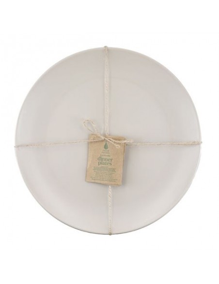 NATURAL ELEMENTS DINNER PLATES SET OF 4 RPET