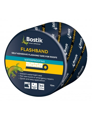 BOSTIK FLASHBAND GREY 150MM X 10M