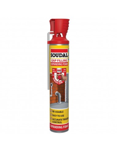SOUDAL GENIUS GUN GAP FILLING FOAM 750ML