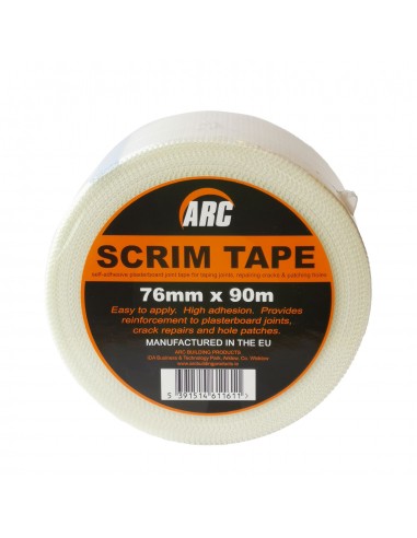 ARC SCRIM TAPE 76MM X 90M WHITE