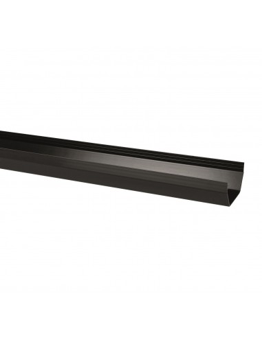 BLACK SQUARE LINE 114MM GUTTER 4M
